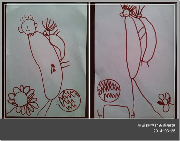 萝莉眼中的爸爸妈妈